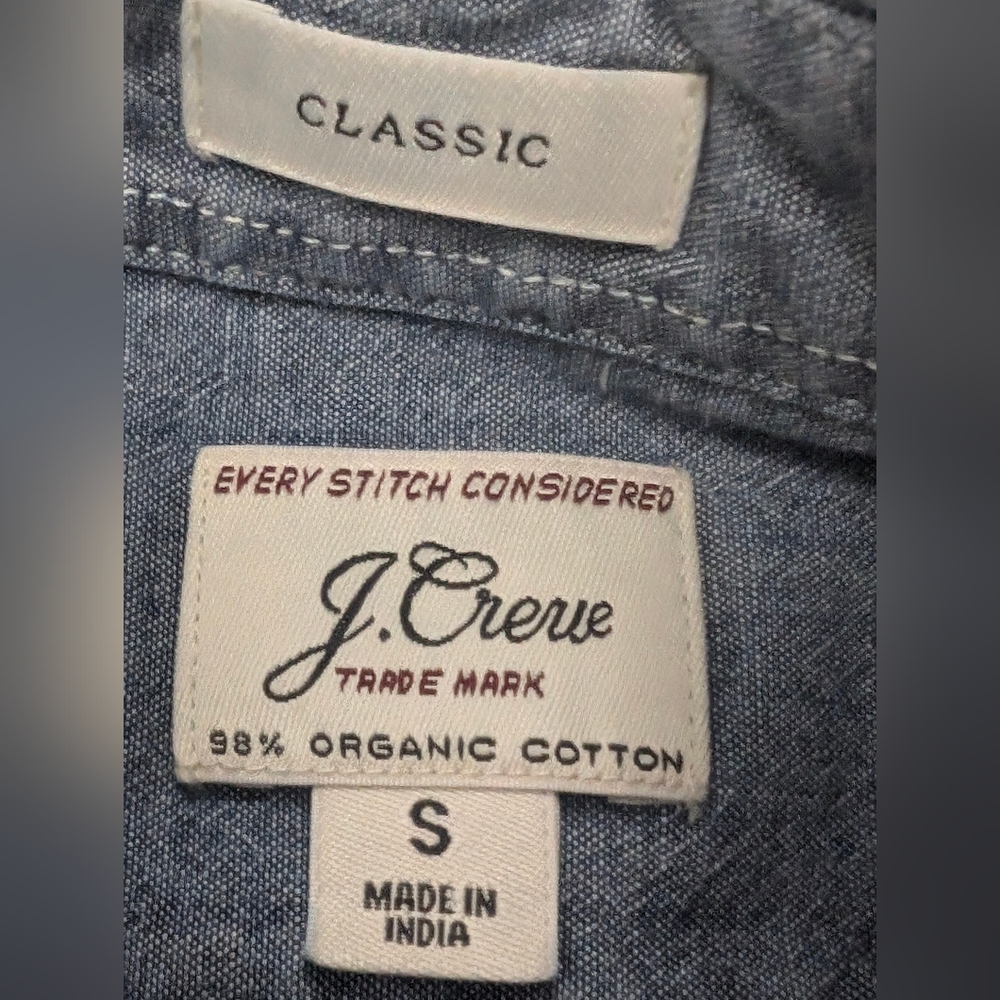 ·J Crew Long Sleeve Button Down, Small - Picture 4 of 7